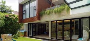 25 Ide Desain Villa gaya Mid-century Modern